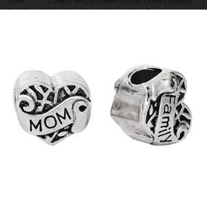 Mom & Family 2 sided Charm 2 Charms Read Description!